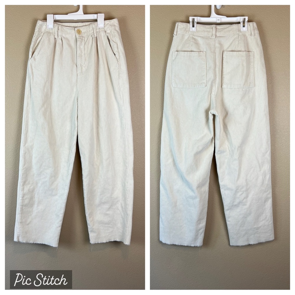 rudy jude sal cream corduroy trousers - Picture 3 of 13